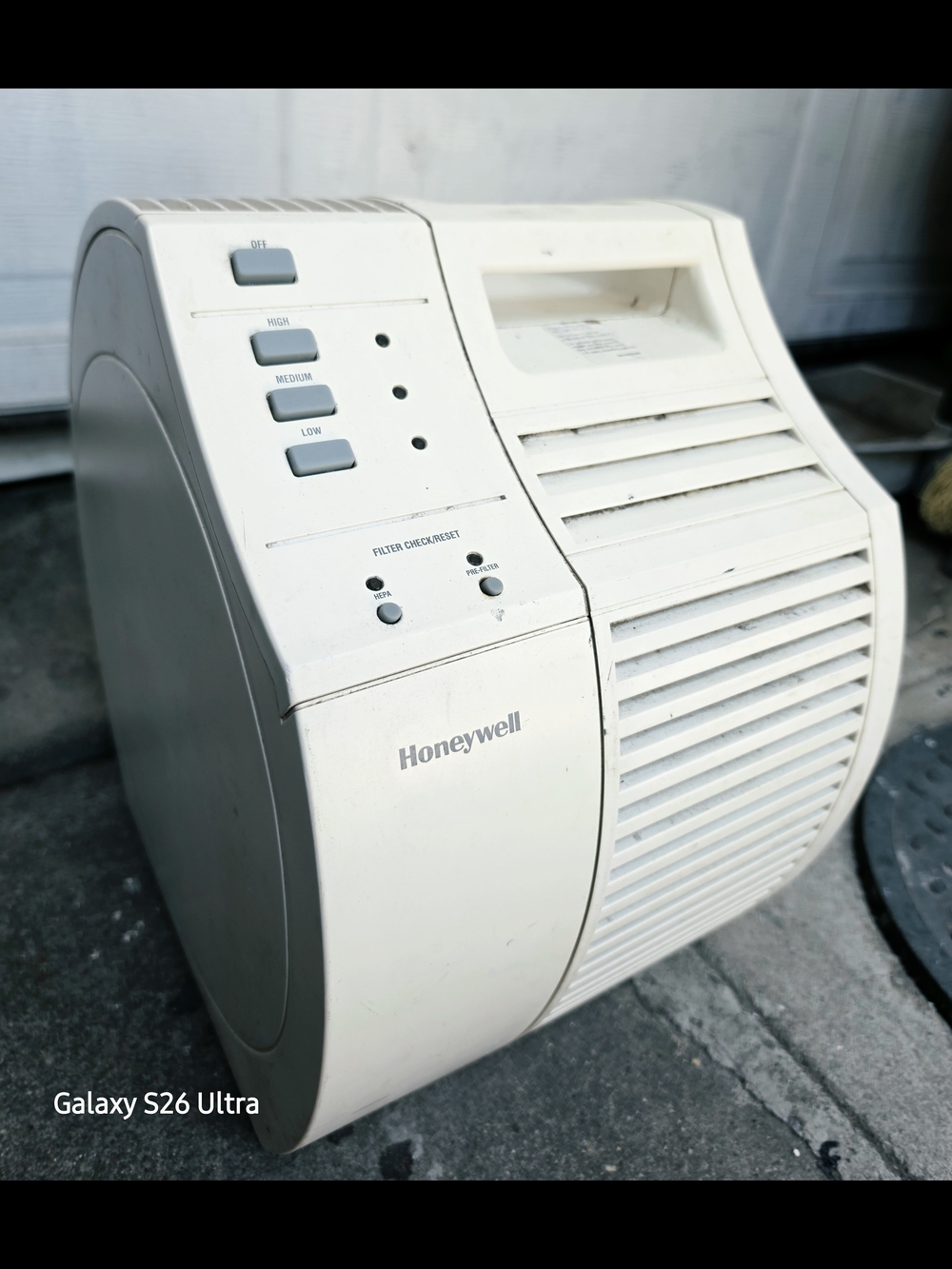 Honeywell 17000 Off White QuietCare True HEPA Air Purifier Filter 3 Speed